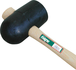 MAILLET CARRELEUR NOIR 1040GR Ø90 EMMANCHE FRENE FORGES DE MAGNE - 321709