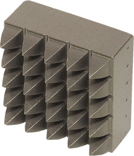 PLAQUETTE 25 DENTS 40X40 TENON 20 FORGES DE MAGNE - 322025