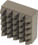 PLAQUETTE 25 DENTS 40X40 TENON 20 FORGES DE MAGNE - 322025