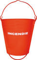 SEAU METAL 'INCENDIE' ROUGE AVEC POIGNEE FORGES DE MAGNE - 383150