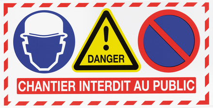 PANNEAU DE CHANTIER '4 EN 1' FORGES DE MAGNE - 387380