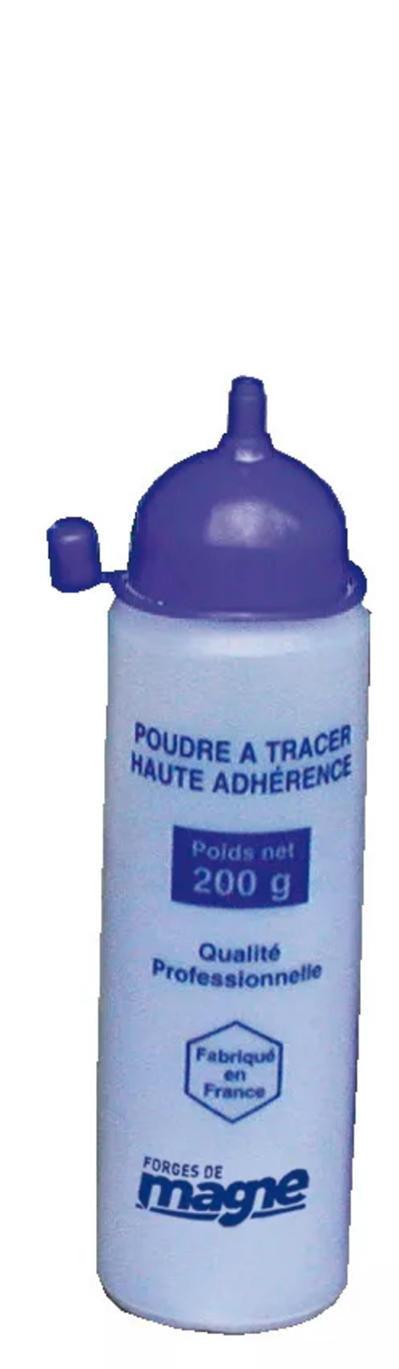 POUDRE À TRACER BLEUE (FLACON DE 200GR) HAUTE ADHERENCE FORGES DE MAGNE - 388022