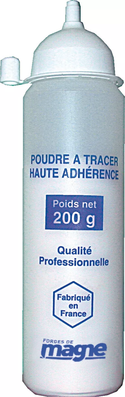 POUDRE À TRACER BLANCHE (FLACON DE 200GR) HAUTE ADHERENCE FORGES DE MAGNE - 388051