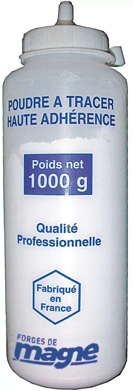 POUDRE À TRACER BLANCHE (FLACON DE 1000GR) HAUTE ADHERENCE FORGES DE MAGNE - 388053