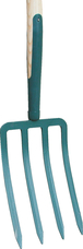 FOURCHE À BECHER À SOIE 4 DENTS 27CM EMMANCHE POMME 100 FORGES DE MAGNE - 412531