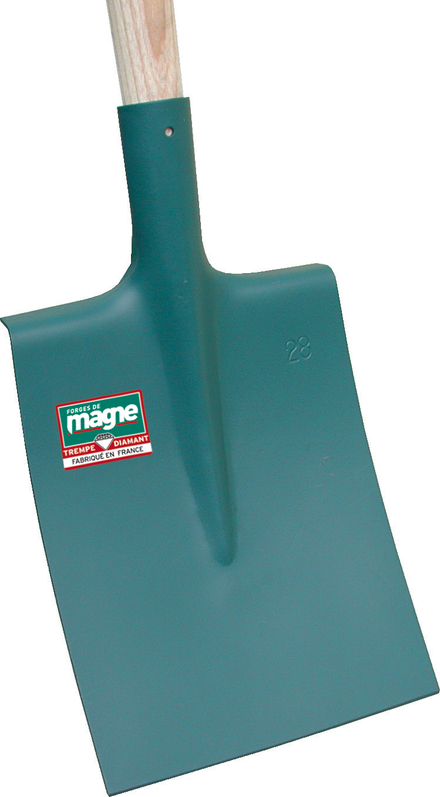 BECHE NANTES A REBORDS 28CM SANS MANCHE FORGES DE MAGNE - 533280