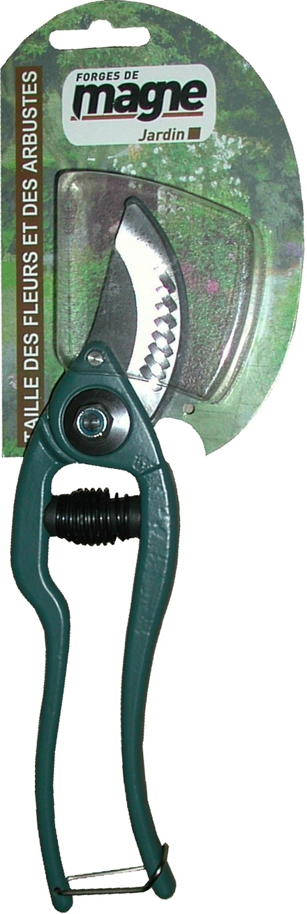 SECATEUR À TAILLER ACIER FORGE MONOBLOC 23CM (SOUS BLISTER) FORGES DE MAGNE - 542022