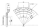 BARBOTIN 21 DENTS - ASSP0814