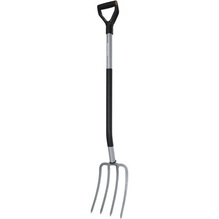 Large fourche à bêcher 4 dents manche acier Ergonomic™ FISKARS - 1001413