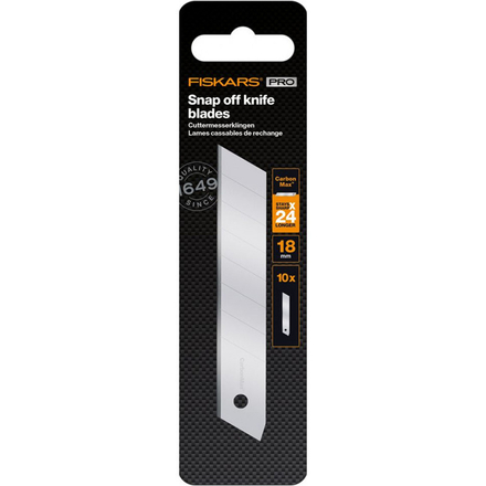 Lames cassables de rechange 18mm - pack de 10 FISKARS - 1048066