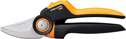 SÉCATEUR X-SERIES P921 À LAME FRANCHE DIAMETRE DE COUPE REGLABLE 2.4CM MAX PETITES ET MOYENNES MAINS FISKARS - 1057173