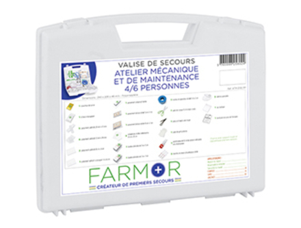 FARMOR-Coffret de secours Atelier mécanique et de maintenance 8/10 personnes-ATM2135PP