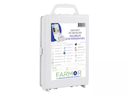 COFFRET DE SECOURS FARMOR SOUDEUR 8/10 PERSONNES