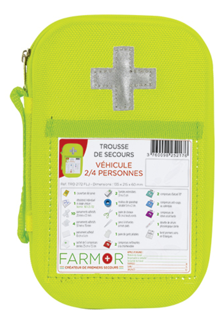 Trousse de secours FARMOR équipement des véhicules - TRO2172FLJ
