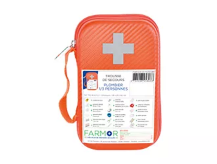 Trousse de secours « Plombier » 1/3 personnes FARMOR - TRO8042FLO