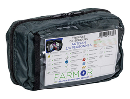 Trousse de secours FARMOR Artisan 2/4 personnes-TRO8050TP