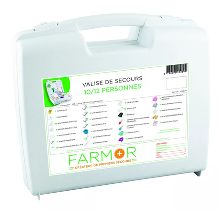 VALISE DE SECOURS FARMOR 10/12 PERSONNES -VAL 2050 PP