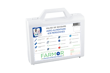 Valise de secours « Agro-Alimentaire » 4/8 personnes FARMOR - VAL2635AGR