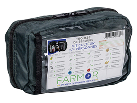TROUSSE DE SECOURS FARMOR VITICULTEUR 2/4 PERSONNES FARMOR-VIT8013TP