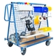 Chariot porte-outils 500 kg roues Ø 200mm gris non tachant FIMM - 800000067