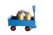 Chariot 500 kg 1200 x 800 mm pivotant dossier ridelle tôle FIMM - 800007109