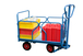 Chariot 500 kg 1200 x 800 mm pivotant dossier ridelle tube FIMM - 800007112