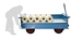 Chariot 1000 kg 1600 x 800 mm pivotant dossier ridelle tôle FIMM - 800007125
