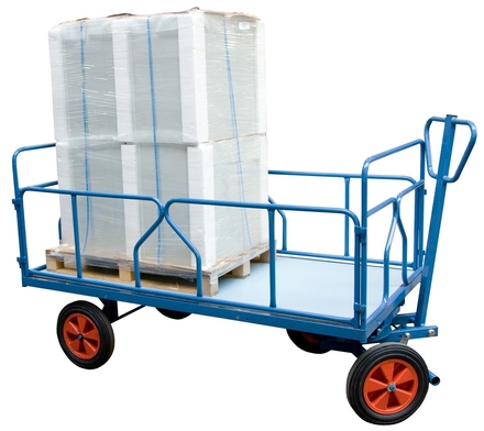 Chariot 1000 kg 2000 x 1000 mm pivotant dossier ridelle tube FIMM - 800007132