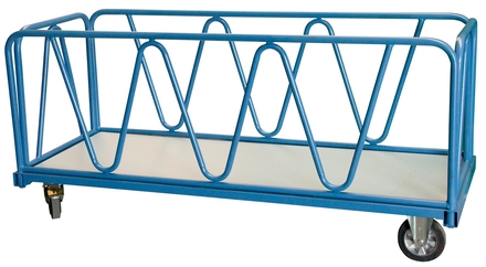 Chariot 1200 kg 2000 x 800 mm 2 dossiers et 2 ridelles tube FIMM - 800007200