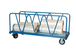 Chariot 1200 kg 2000 x 800 mm 2 ridelles roues losange FIMM - 800008881