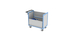 Chariot conteneur plaque alvéolaire sans toit 850x500 mm 250 kg - FIMM - 800726112