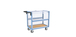 Chariot conteneur grillagé avec toit 850x500 mm 250 kg - FIMM - 800726113