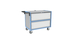 Chariot conteneur plaque alvéolaire avec toit 1000x600 mm 250 kg - FIMM - 800726124