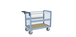 Chariot conteneur grillagé sans toit 1000x600 mm 500 kg - FIMM - 800726221
