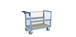 Chariot conteneur grillagé sans toit 1000x600 mm 500 kg - FIMM - 800726221