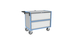 Chariot conteneur plaque alvéolaire avec toit 1000x600 mm 500 kg - FIMM - 800726224