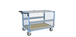 Chariot conteneur grillagé avec toit 1200x800 mm 500 kg - FIMM - 800726233