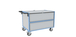 Chariot conteneur plaque alvéolaire avec toit 1200x800 mm 500 kg - FIMM - 800726234