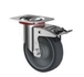 Option 4 roues pivotantes gris non tachant Ø 200 mm - FIMM - 802010592