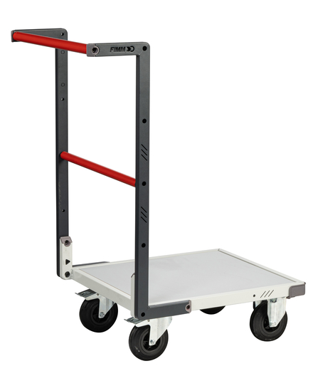 Chariot dossier fixe 550x500 mm plateau mélaminé roue CC 250 kg - FIMM - 804720110
