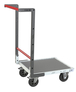 Chariot dossier fixe 550x500 mm plateau tôle roues CC 250 kg - FIMM - 804720310