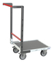 Chariot dossier fixe 550x500 mm plateau tôle roues TPE 250 kg - FIMM - 804720320