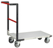 Chariot dossier fixe, 850x500 mm plateau mélaminé roues TPE 250 kg - FIMM - 804721120