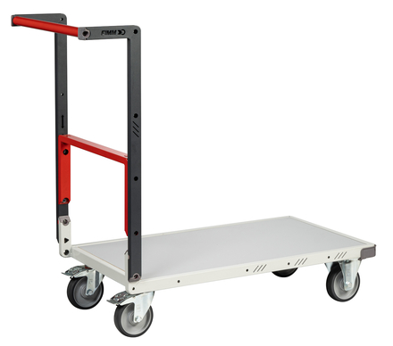 Chariot dossier repliable 850x500 mm plateau mélaminé roues TPE 250 kg - FIMM - 804721121