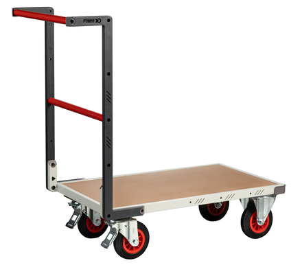 Chariot dossier fixe 850x500 mm plateau médium roues CC 400 kg - FIMM - 804721230