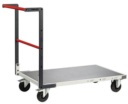 Chariot dossier fixe 850x500 mm plateau tôle roues CC 250 kg - FIMM - 804721310