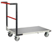 Chariot dossier fixe 850x500 mm plateau tôle roues TPE 250 kg - FIMM - 804721320