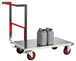 Chariot dossier repliable 850x500 mm plateau tôle roues CC 400 kg - FIMM - 804721331