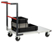 Chariot dossier fixe 1000x600 mm plateau mélaminé roues CC 250 kg - FIMM - 804722110