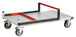 Chariot dossier repliable 1000x600 mm plateau mélaminé roues TPE 250 kg - FIMM - 804722121